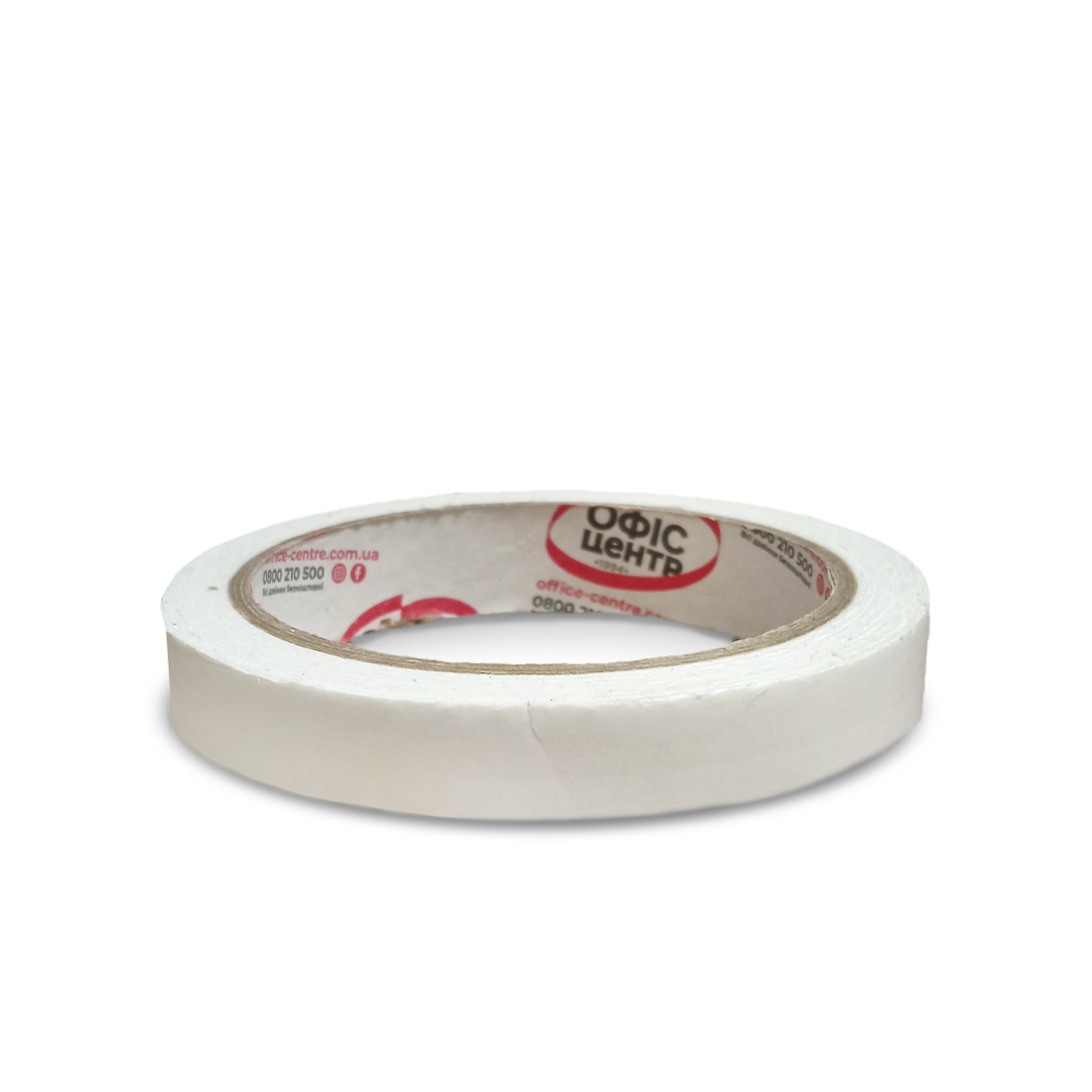 Стрічка клейка двостороння пінна основа 18х2 Офіс Центр